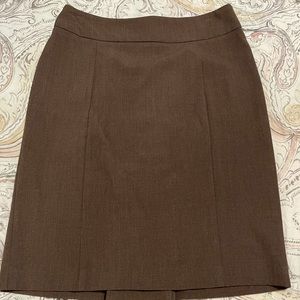 Size 6 (stretch) New York & Company brown pencil skirt